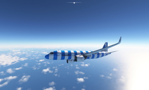 [A32NX] Condor A320Neo, blue with cockpit mask thumbnail 4