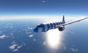 [A32NX] Condor A320Neo, blue with cockpit mask thumbnail 5