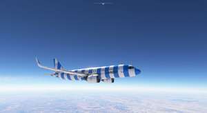 [A32NX] Condor A320Neo, blue with cockpit mask thumbnail 6