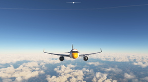 [A32NX] Condor A320Neo, yellow with cockpit mask thumbnail 3
