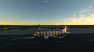 [A32NX] Condor A320Neo, yellow with cockpit mask thumbnail 4