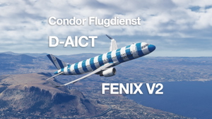 Condor Flugdienst D-AICT  8K w/ custom Cabin FENIX A320SL - Ultra Realism thumbnail 1
