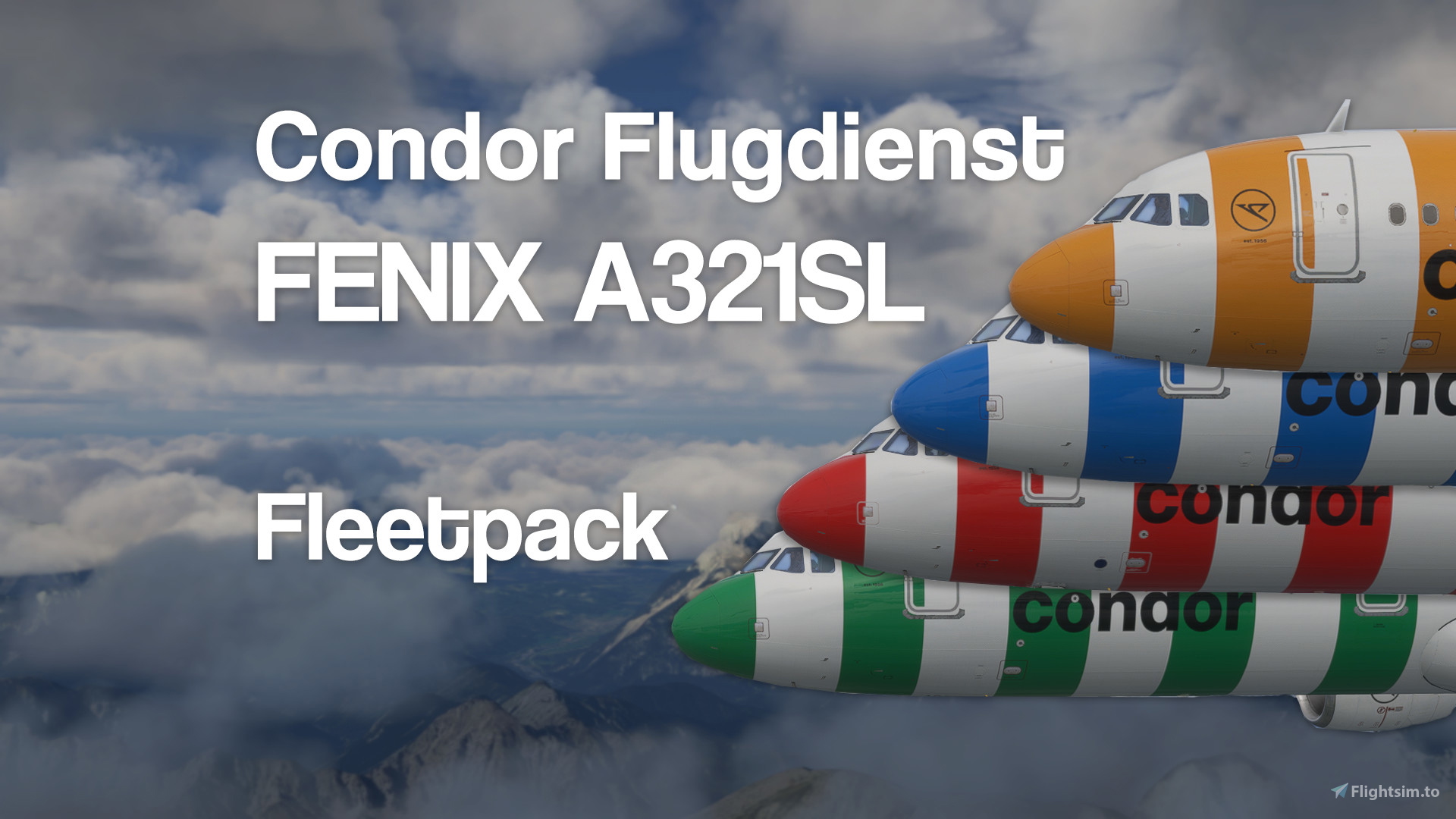 Condor Flugdienst Fleetpack FENIX A321-SL 8K w/ custom Cabins | Ultra Realism - Image 1