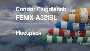 Condor Flugdienst Fleetpack FENIX A321-SL  8K w/ custom Cabins | Ultra Realism thumbnail 1