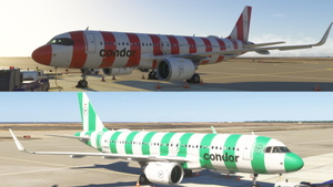 Condor   D-ANCK / D-ANCY liveries for Inibuilds A320NEO MSFS2024 (with cabin) thumbnail 1