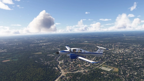 Condor Retro Livery from the 60s for the Diamond DA62 mod of MrTommymxr
