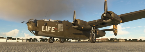 Consolidated B-24 Liberator  485th BG "LIFE"
