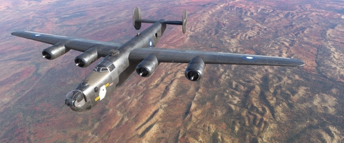 Consolidated B-24 Liberator  RAAF A72-152 SJ-F "She's Aces"