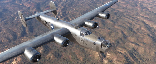 Consolidated B-24 Liberator  RAAF A72-58 MJ-E "Penelope II"
