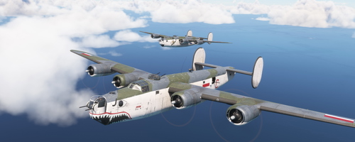 2x Consolidated B-24 Liberator Dutch Navy 321 Sqn