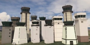 Control Tower Scenery Object Library thumbnail 1