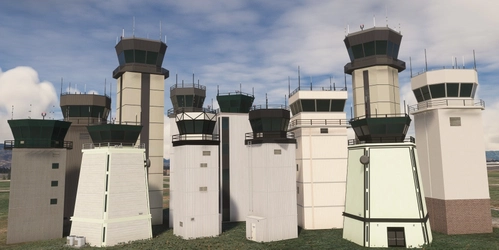 Control Tower Scenery Object Library