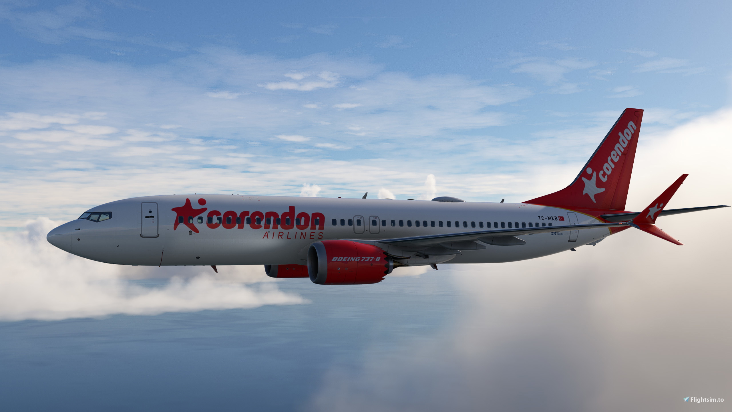 Corendon Airlines | TC-MKB | iFly B737 Max 8 | 4K - Aircraft