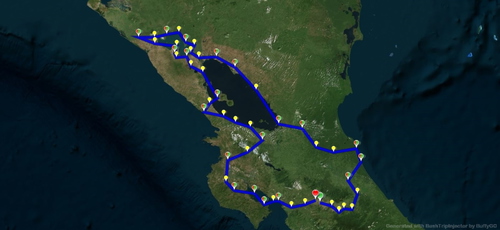 Costa Rica to Nicaragua and back Bushtrip