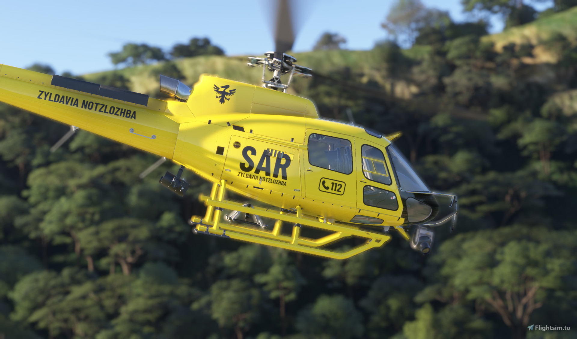 CowanSim H125 Swiss Air Force Polizei (Old livery) のために