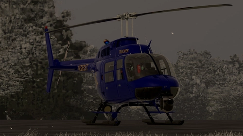 CowanSim Bell 206B3 – Michigan State Police “N383ST” [Recreation]