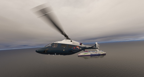 CowanSim bell 222b French Navy (What-if)