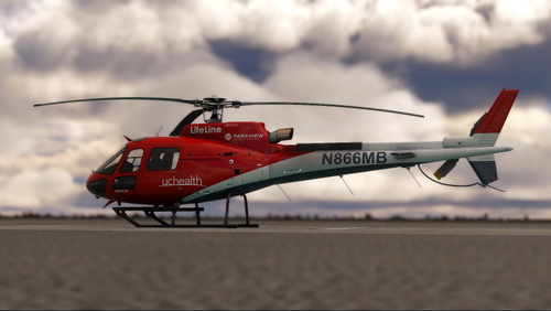 CowanSim H125 - LifeLine Uchealth- Livery Package
