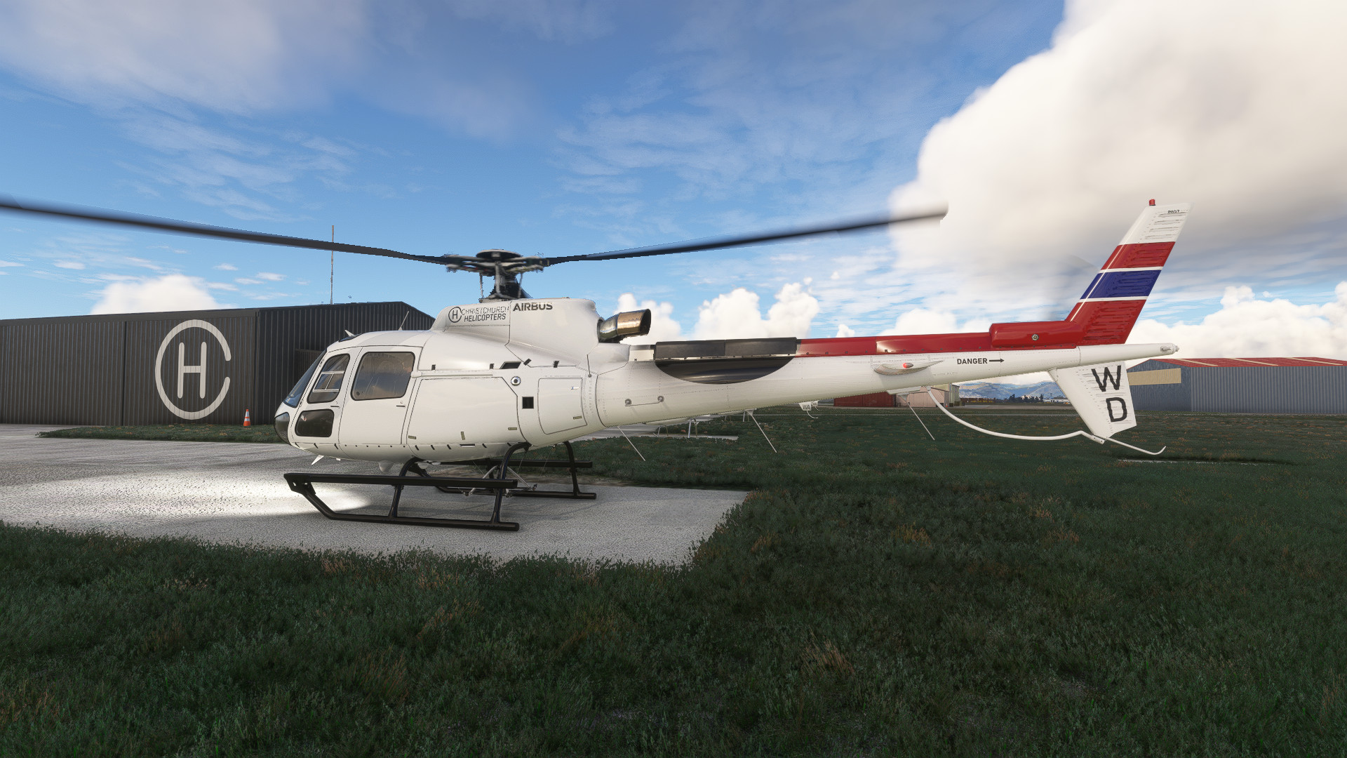 CowanSim H125 Christchurch Helicopters ZK-HWD - Aircraft Liveries