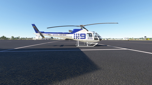 CowanSim H125 Nine News Network VH-HTV c2005