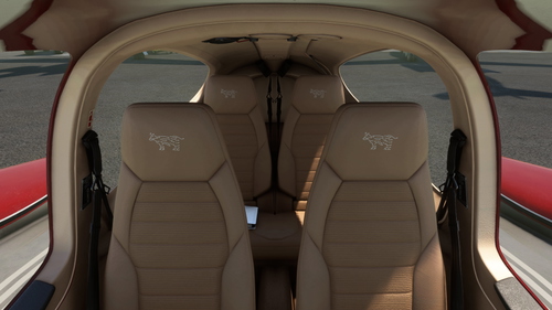 Cows Diamond DA42 Beige Cockpit