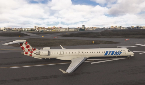 CRJ-1000 UTair Ukraine livery