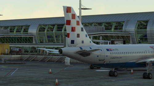 Croatia Airlines 9A-CTG - Fenix A319 CFM - 4K (Blue Belly Livery)