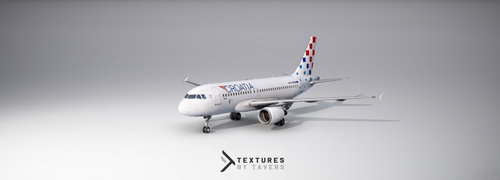 Croatia Airlines A319 9A-CTN (8K & 4K w/ Cabin)