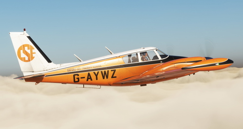 CSE Oxford Air Training School (G-AZBC, G-AYWZ) |  Shrike Simulations Piper PA-30 Twinkie