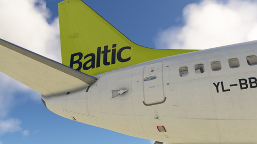 CSS Boeing 737-500 AirBaltic YL-BBE  4K
