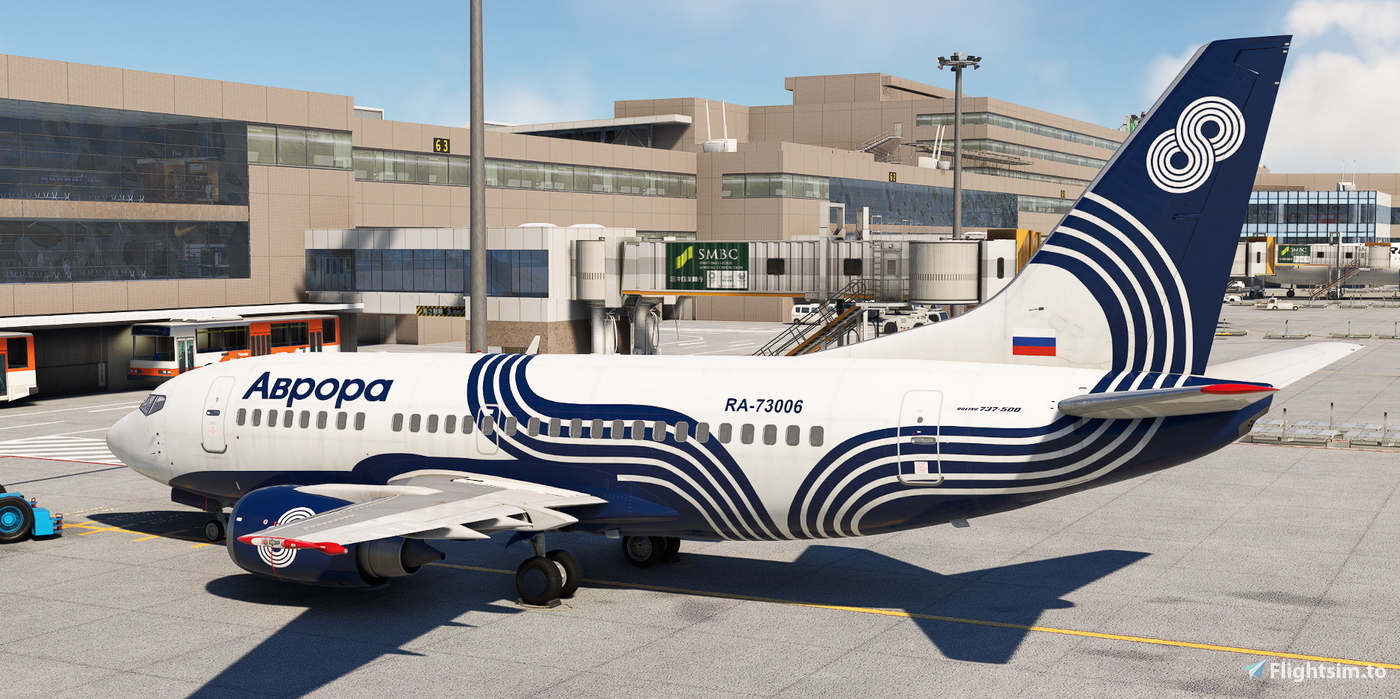 CSS Boeing 737-500 | Aurora | RA-73006 | 4K 对于 Microsoft Flight ...