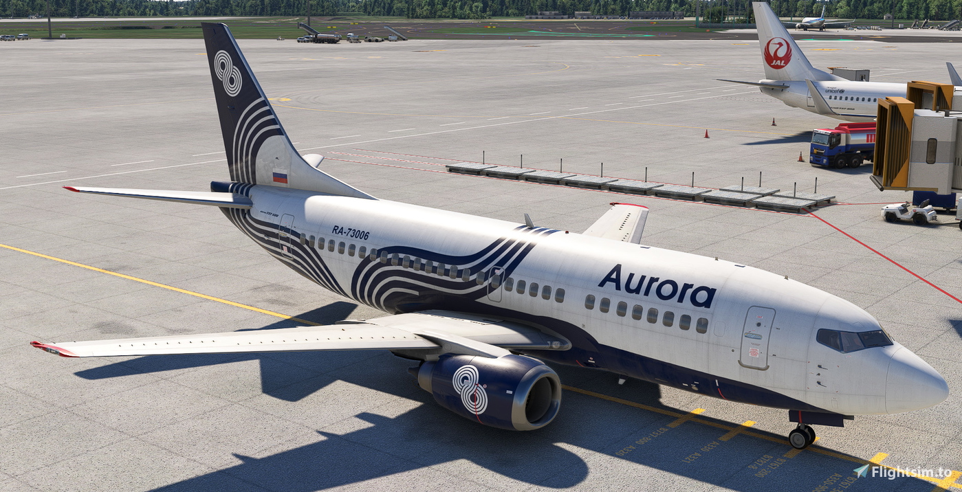 CSS Boeing 737-500 | Aurora | RA-73006 | 4K 对于 Microsoft Flight ...