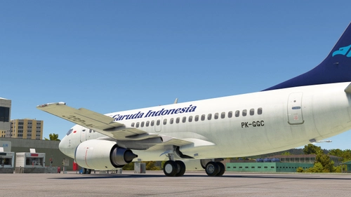 CSS BOEING 737-500 Garuda Indonesia  4K
