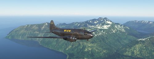 Curtiss C-46 Commando Wien Air Alaska N92853