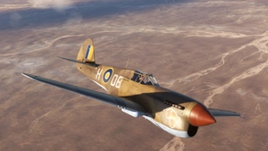 Curtiss P-40F SAAF 2sqn EV241 DB-H Major DB Hauptfleish thumbnail 2