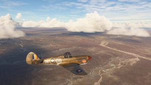 Curtiss P-40F SAAF 2sqn EV241 DB-H Major DB Hauptfleish thumbnail 4