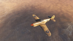 Curtiss P-40F SAAF 2sqn EV241 DB-H Major DB Hauptfleish thumbnail 5