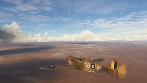 Curtiss P-40F SAAF 2sqn EV241 DB-H Major DB Hauptfleish thumbnail 6