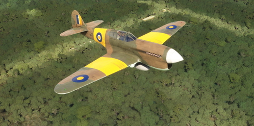 Curtiss P-40F SAAF #506 11 OTU