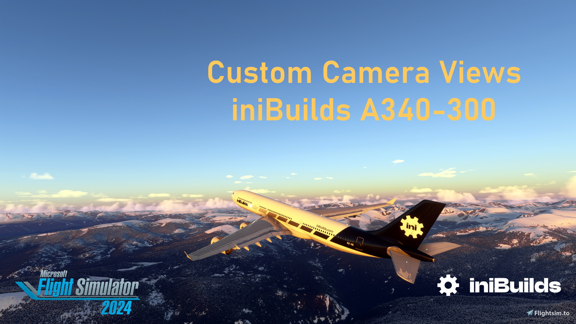Custom Camera Views [iniBuilds A340-300](EIS2, EIS1, VIP + Freighter) - Image 1