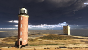 Cuxhaven Lighthouse & Water & Radar Tower thumbnail 5