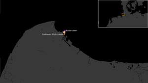 Cuxhaven Lighthouse & Water & Radar Tower thumbnail 9