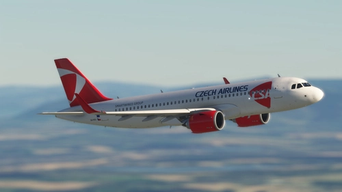 Czech Airlines OK-HEU A320neo recreation