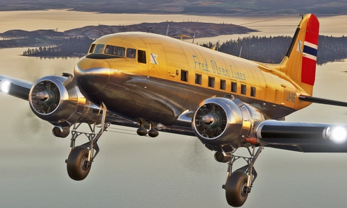 Douglas DC-3 - Fred. Olsen Flyselskap