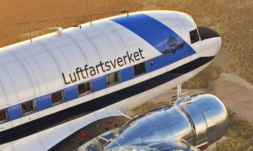 Douglas DC-3 - Luftfartsverket Swedair