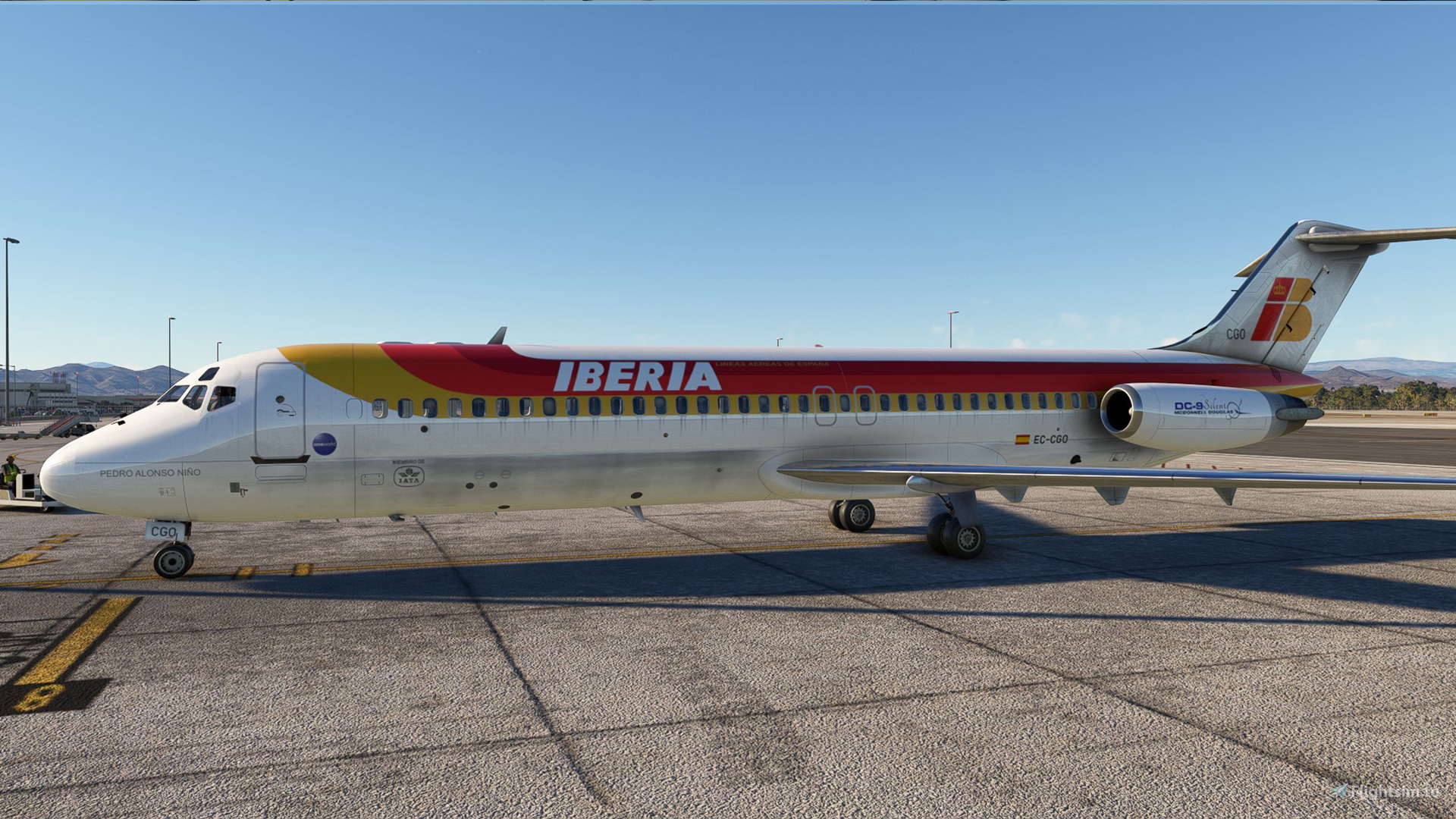 イベリア航空 DC-9-30 INFLIGHT200 Inflight 200 1:200 Iberia EC-BIG McDonnell Douglas DC-9-30
