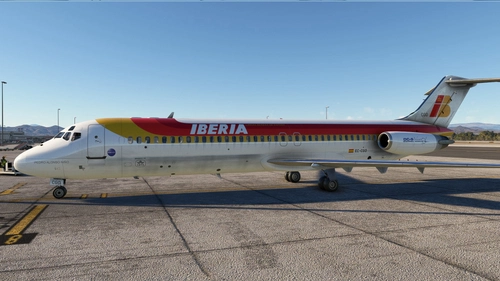 DC-9-30 Iberia  EC-CGO Skysimulations. 