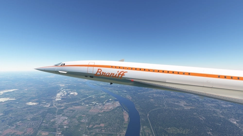 DC Designs Concorde Braniff (N600BN - Fictional)