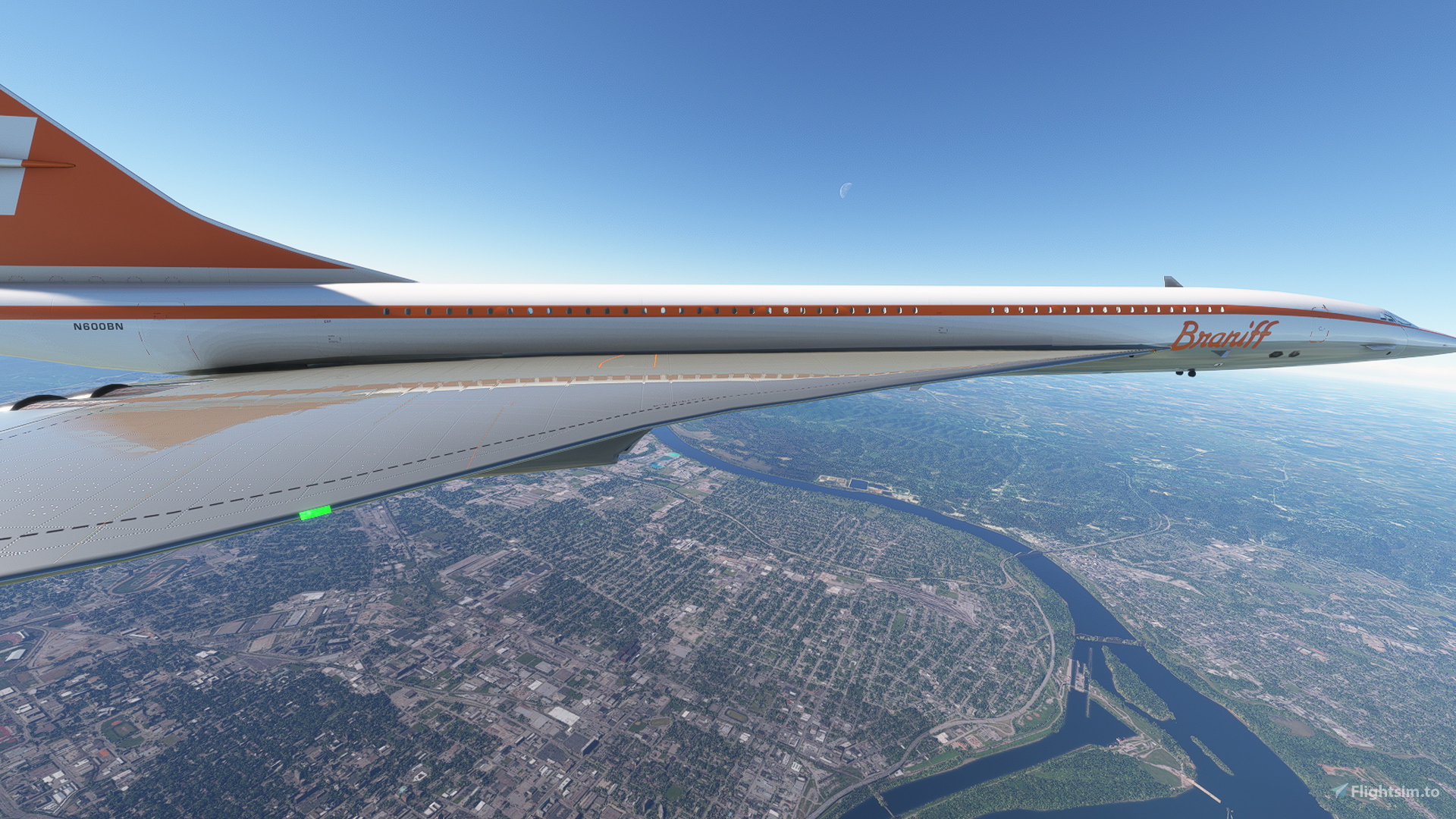 DC Designs Concorde Braniff (N600BN - Fictional) for