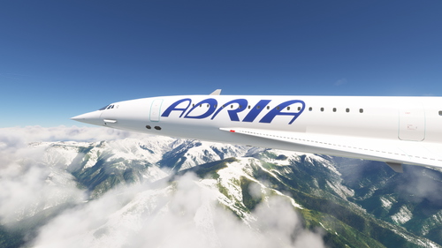 DC Designs Concorde Adria Airways (5S-AAA - Fictional)